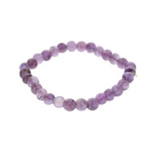Amethyst Bead Bracelets 6mm Healing Crystal Gemstone