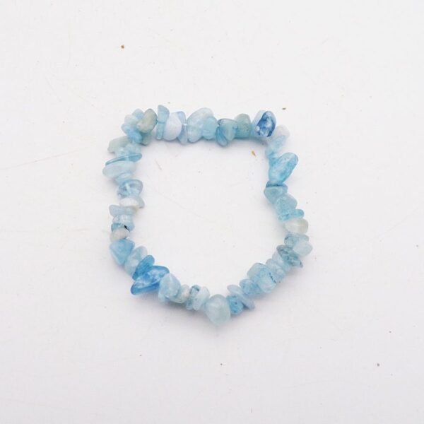 Aquamarine Chip Bracelets Healing Crystal Gemstone