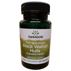 Black Walnut hulls 500mg 60 Capsules