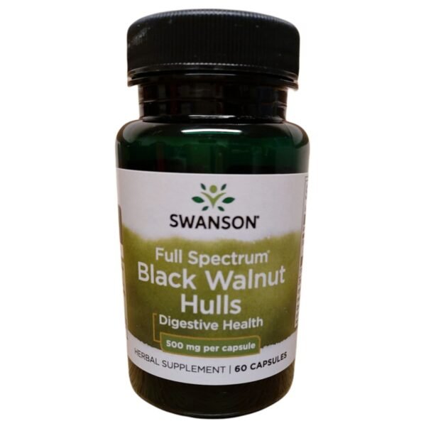 Black Walnut hulls 500mg 60 Capsules