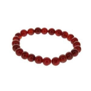 Carnelian Bead Bracelets 8mm Healing Crystal Gemstone
