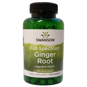 Ginger Root 540mg 100 Capsules