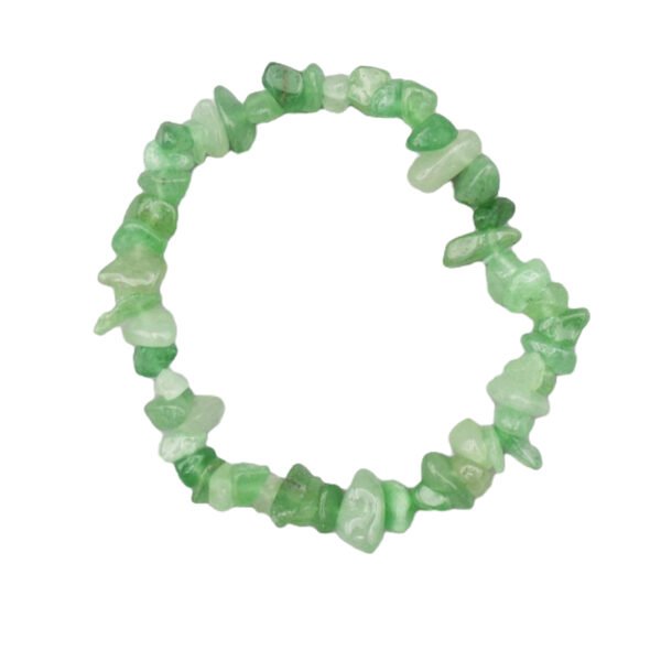 Green Aventurine Chip Bracelets Healing Crystal Gemstone