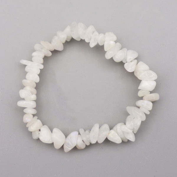 Moonstone Chip Bracelets Healing Crystal Gemstone