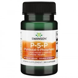 Vitamin B6 40mg 60 Capsules P-5-P (Pyridoxal-5-Phosphate) Coenzymated