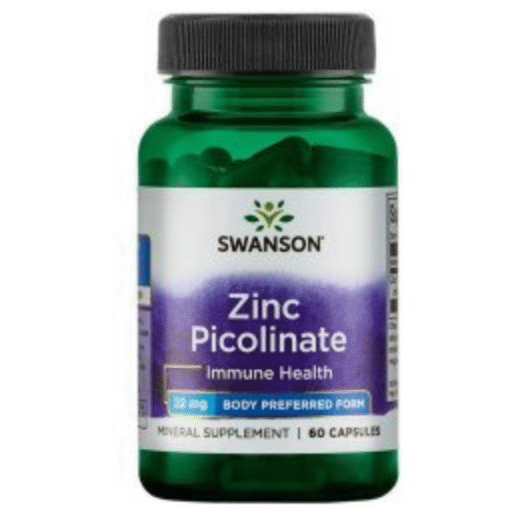 Zinc Picolinate 22mg 60 Capsules