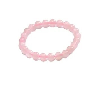 Rose Quartz Bead Bracelets 8mm Healing Crystal Gemstone