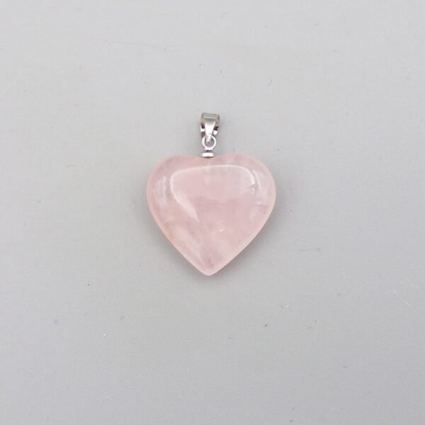 Rose Quartz Heart Pendant