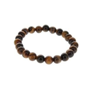 Tiger Eye Bead Bracelets 8mm Healing Crystal Gemstone